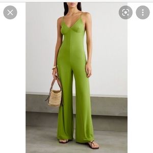 NORMA KAMALI
Stretch-jersey wide-leg jumpsuit Sz S